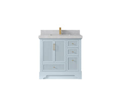 Alys 36 in. W x 22 in. D Center Sink Bathroom Vanity - photo 32