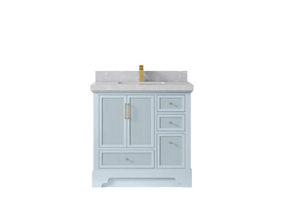 Alys 36 in. W x 22 in. D Center Sink Bathroom Vanity - Willow Bath and Vanity