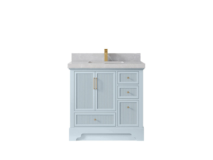 Alys 36 in. W x 22 in. D Center Sink Bathroom Vanity - photo 32