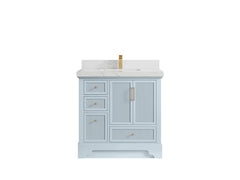Alys 36 in. W x 22 in. D Center Sink Bathroom Vanity - photo 28