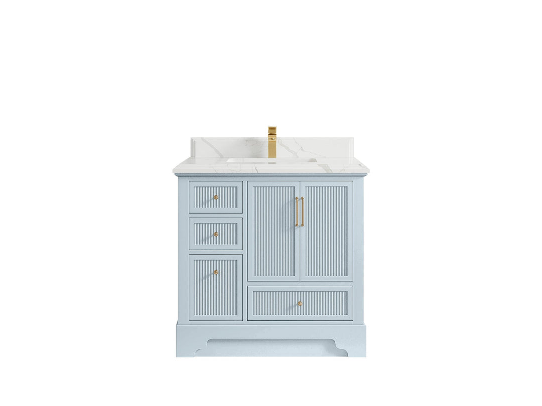 Alys 36 in. W x 22 in. D Center Sink Bathroom Vanity - Willow Bath and Vanity