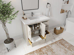 Alys 36 in. W x 22 in. D Center Sink Bathroom Vanity - photo 3