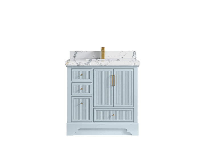 Alys 36 in. W x 22 in. D Center Sink Bathroom Vanity - photo 18