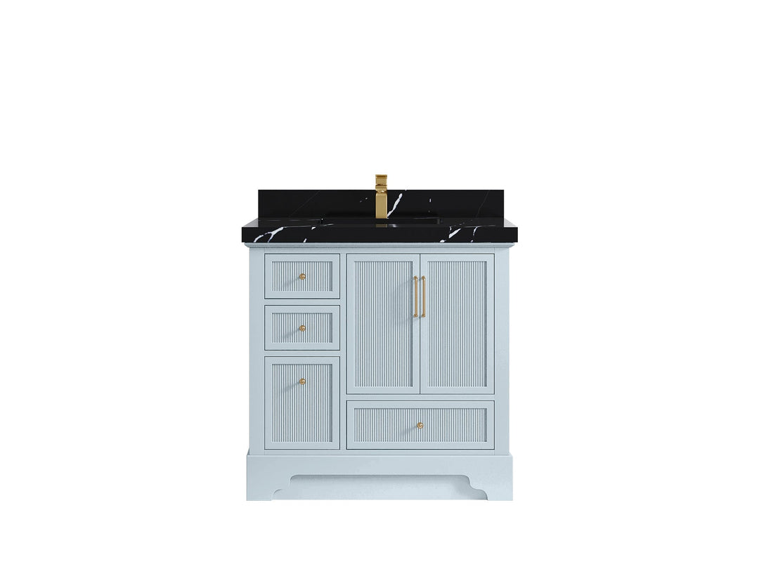 Alys 36 in. W x 22 in. D Center Sink Bathroom Vanity - Willow Bath and Vanity