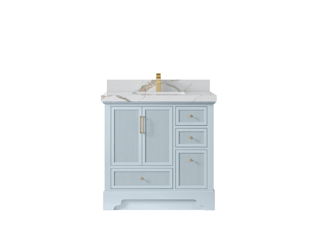 Alys 36 in. W x 22 in. D Center Sink Bathroom Vanity - Willow Bath and Vanity