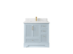 Alys 36 in. W x 22 in. D Center Sink Bathroom Vanity - photo 26