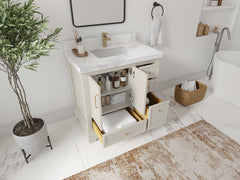 Alys 36 in. W x 22 in. D Center Sink Bathroom Vanity - photo 3