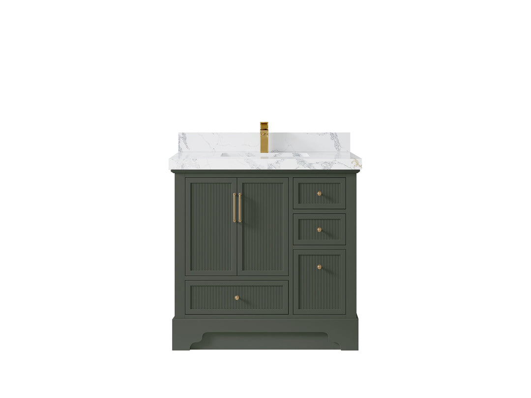Alys 36 in. W x 22 in. D Center Sink Bathroom Vanity - Willow Bath and Vanity