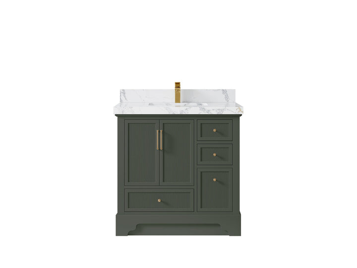 Alys 36 in. W x 22 in. D Center Sink Bathroom Vanity - photo 44