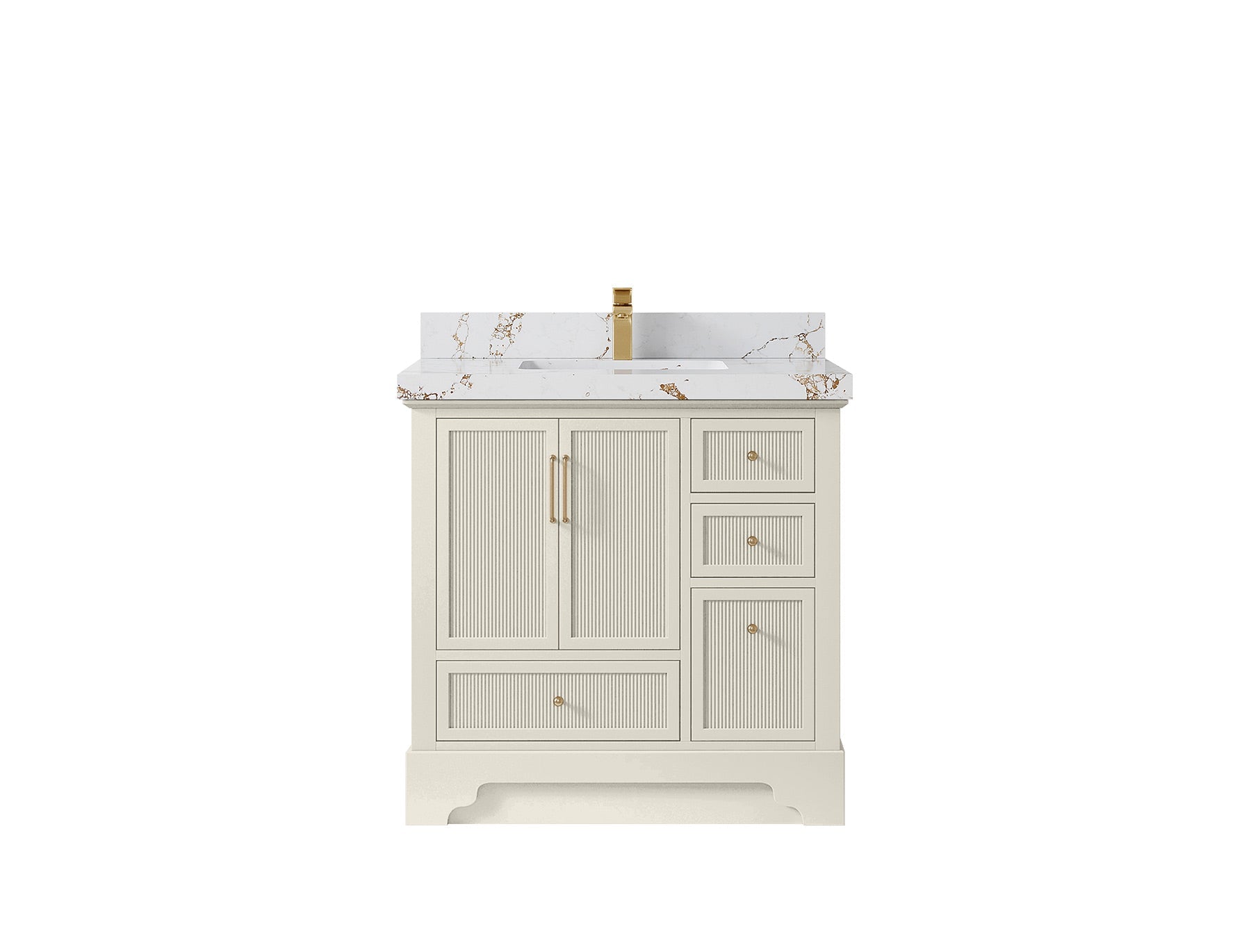 Alys 36 in. W x 22 in. D Center Sink Bathroom Vanity - Willow Bath and Vanity