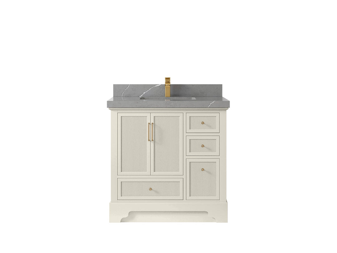 Alys 36 in. W x 22 in. D Center Sink Bathroom Vanity - Willow Bath and Vanity
