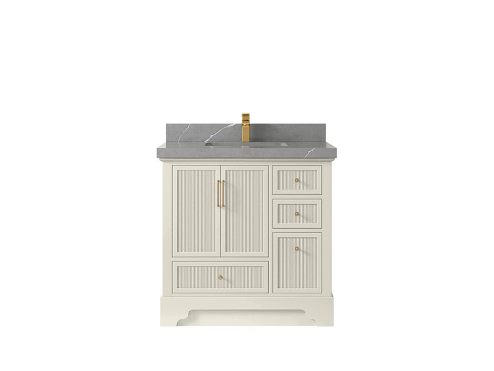 Alys 36 in. W x 22 in. D Center Sink Bathroom Vanity - photo 34