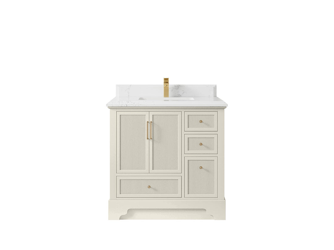 Alys 36 in. W x 22 in. D Center Sink Bathroom Vanity - Willow Bath and Vanity
