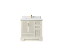 Alys 36 in. W x 22 in. D Center Sink Bathroom Vanity - photo 26