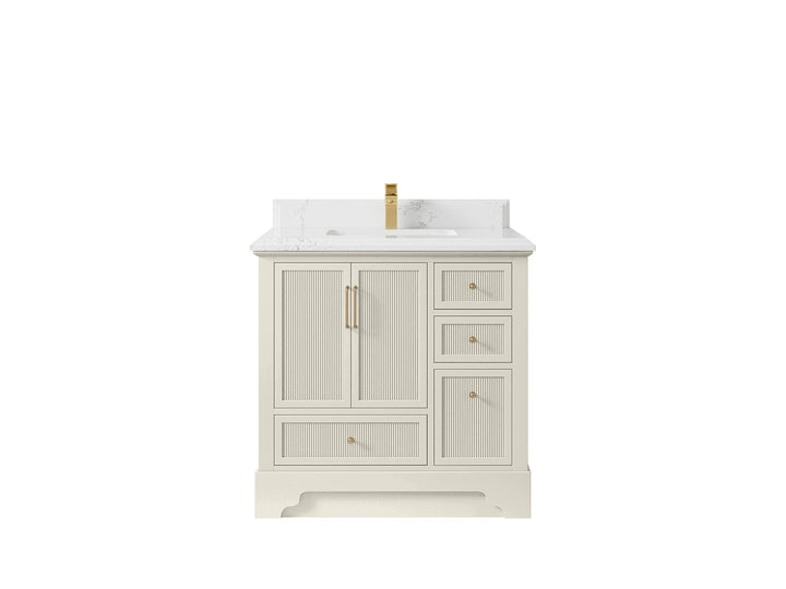 Alys 36 in. W x 22 in. D Center Sink Bathroom Vanity - photo 26