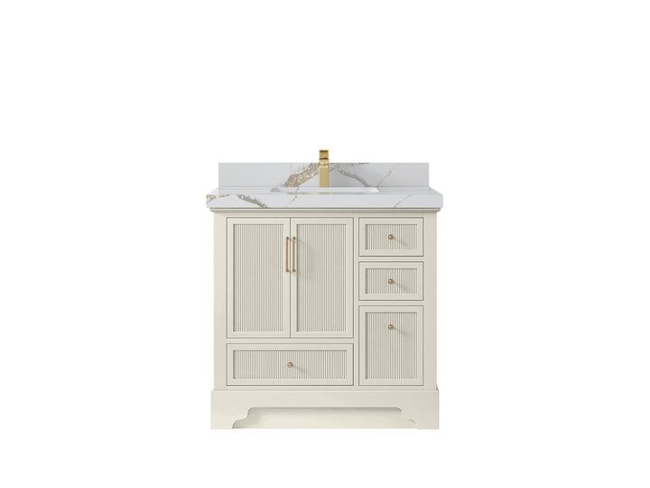 Alys 36 in. W x 22 in. D Center Sink Bathroom Vanity - photo 14