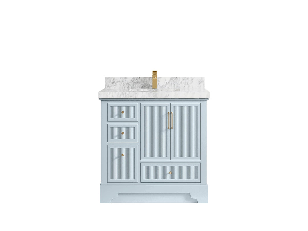 Alys 36 in. W x 22 in. D Center Sink Bathroom Vanity - Willow Bath and Vanity