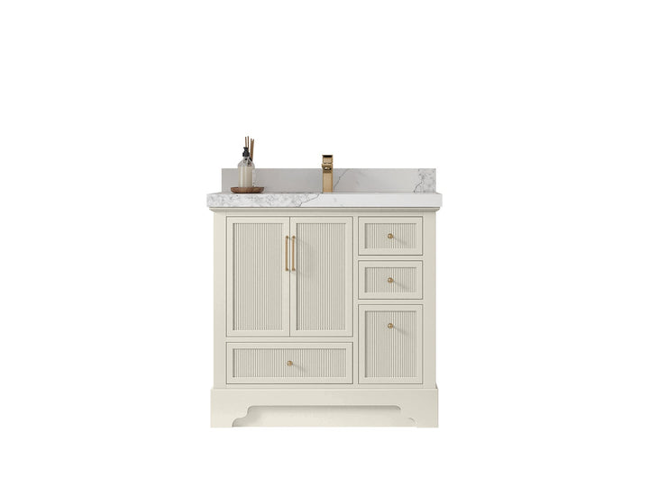 Alys 36 in. W x 22 in. D Center Sink Bathroom Vanity - photo 1