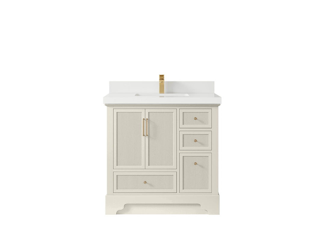 Alys 36 in. W x 22 in. D Center Sink Bathroom Vanity - Willow Bath and Vanity