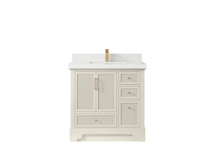 Alys 36 in. W x 22 in. D Center Sink Bathroom Vanity - photo 44