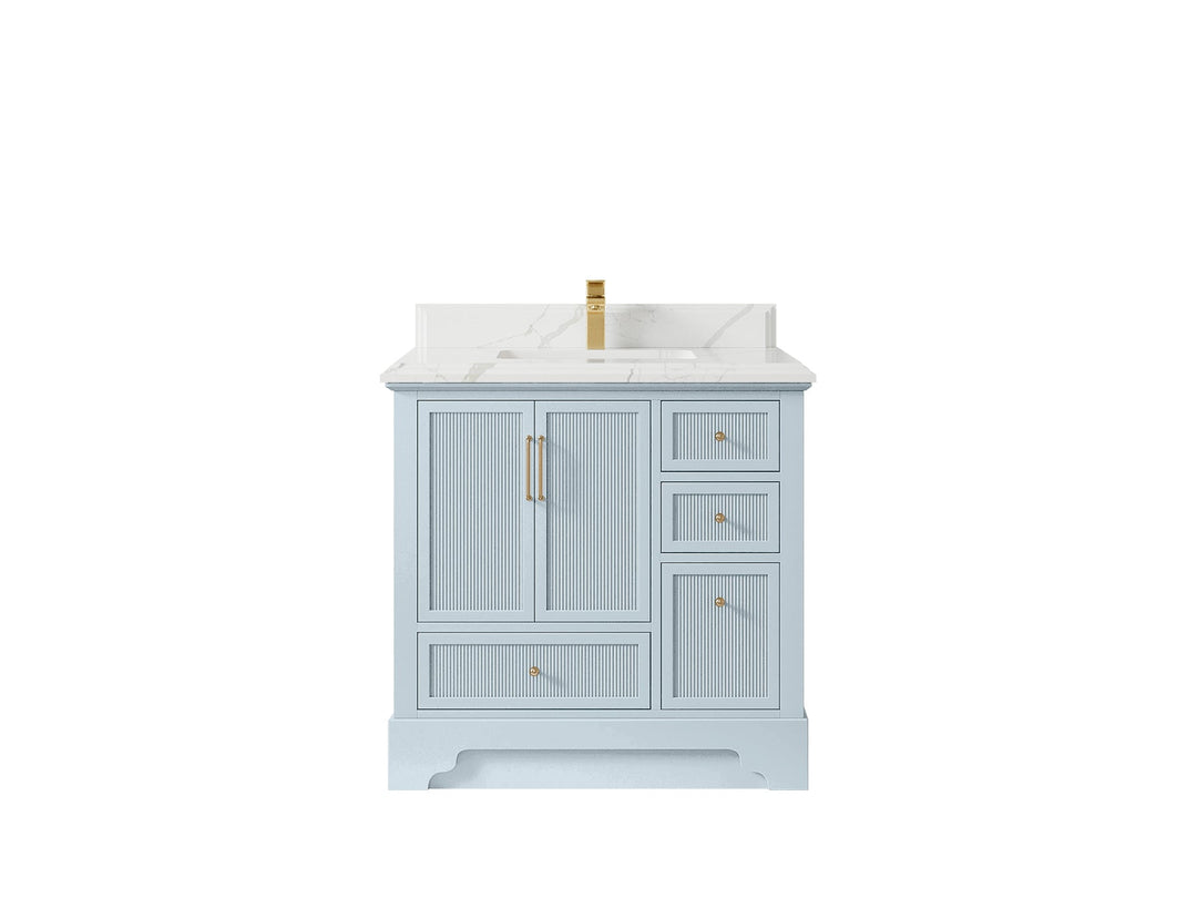 Alys 36 in. W x 22 in. D Center Sink Bathroom Vanity - Willow Bath and Vanity