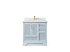 Alys 36 in. W x 22 in. D Center Sink Bathroom Vanity - photo 24