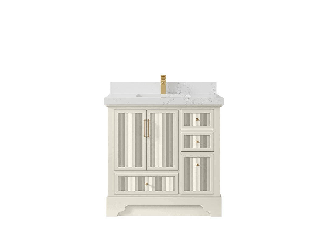 Alys 36 in. W x 22 in. D Center Sink Bathroom Vanity - Willow Bath and Vanity