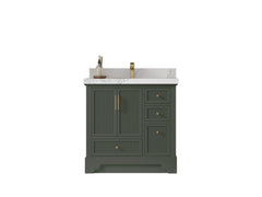 Alys 36 in. W x 22 in. D Center Sink Bathroom Vanity - photo 1
