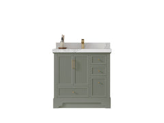 Alys 36 in. W x 22 in. D Center Sink Bathroom Vanity - photo 1
