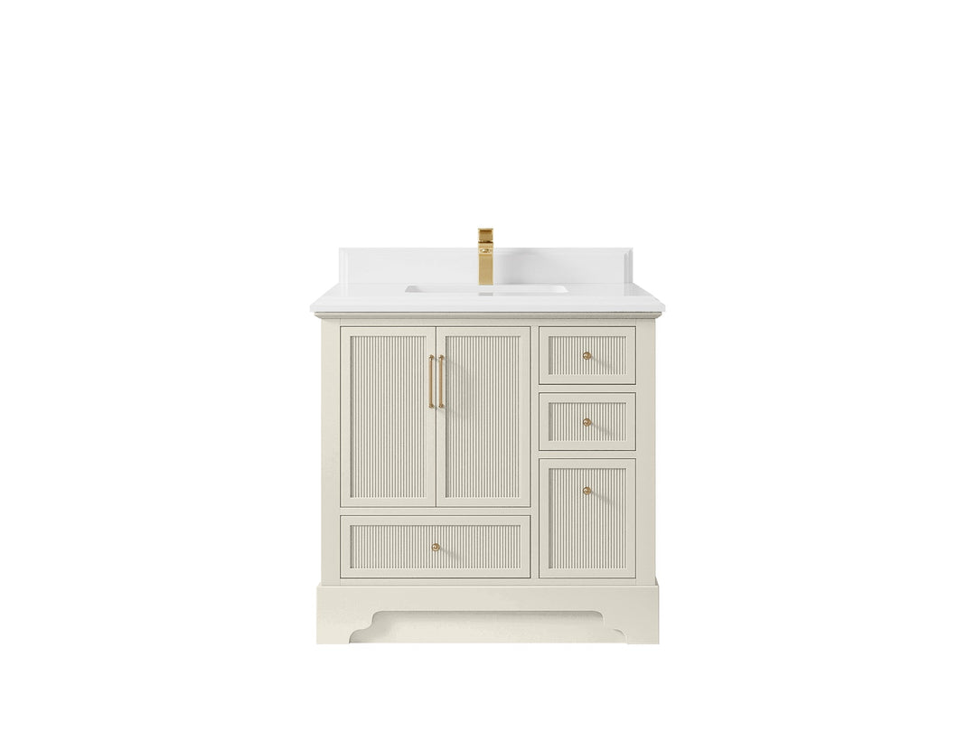 Alys 36 in. W x 22 in. D Center Sink Bathroom Vanity - Willow Bath and Vanity
