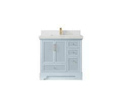 Alys 36 in. W x 22 in. D Center Sink Bathroom Vanity - photo 30