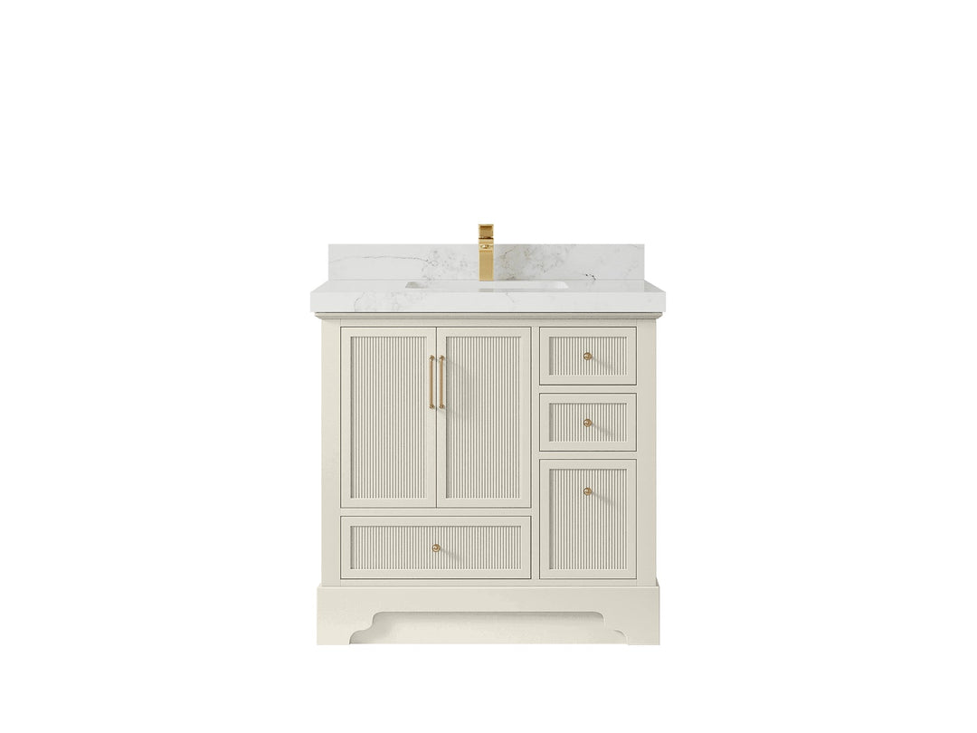 Alys 36 in. W x 22 in. D Center Sink Bathroom Vanity - Willow Bath and Vanity