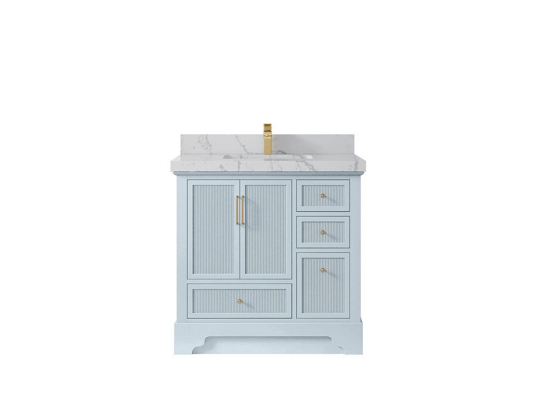 Alys 36 in. W x 22 in. D Center Sink Bathroom Vanity - Willow Bath and Vanity