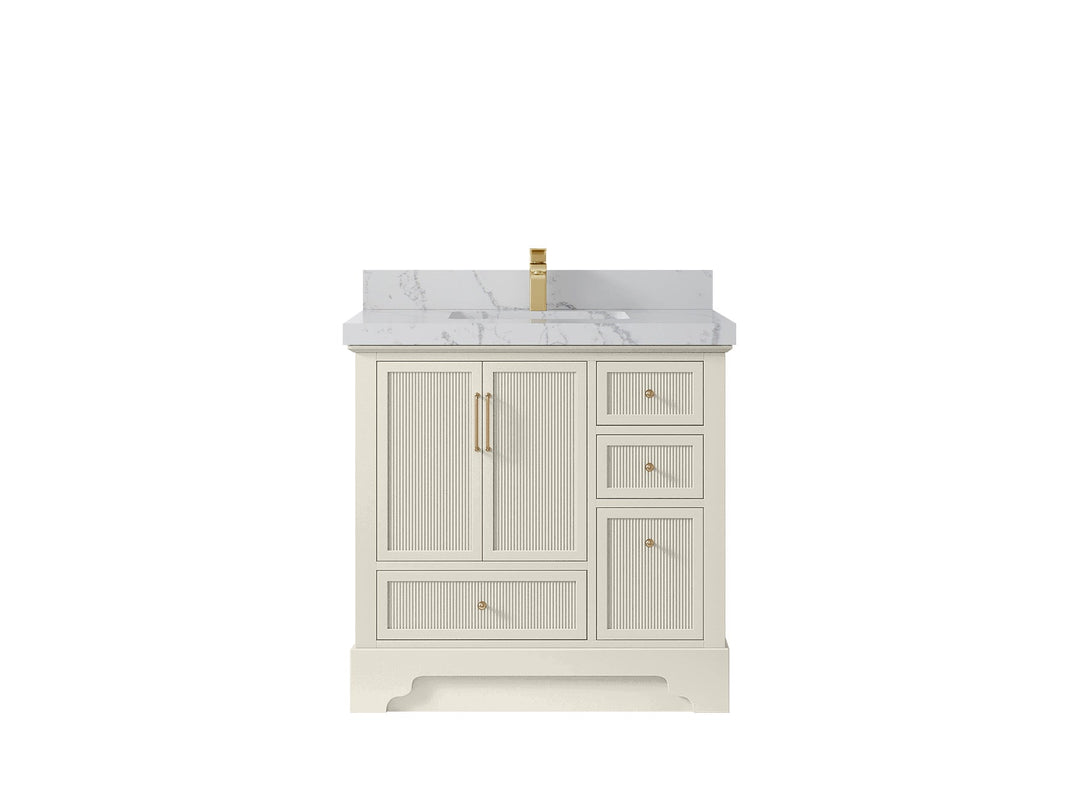 Alys 36 in. W x 22 in. D Center Sink Bathroom Vanity - Willow Bath and Vanity