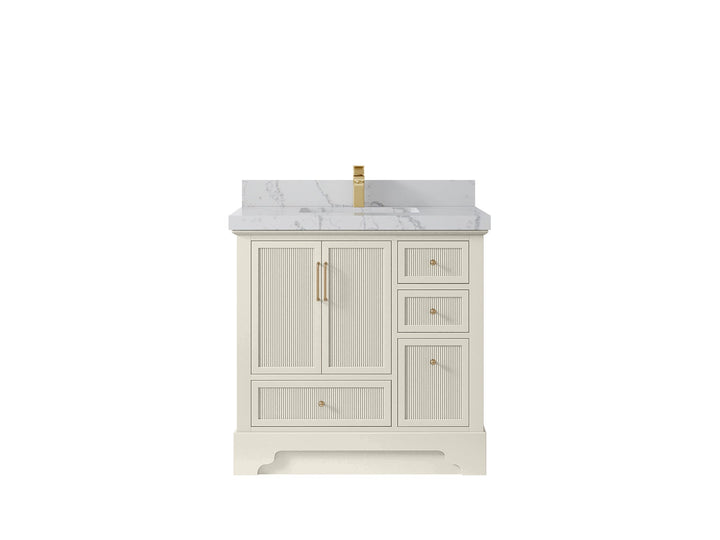 Alys 36 in. W x 22 in. D Center Sink Bathroom Vanity - photo 42