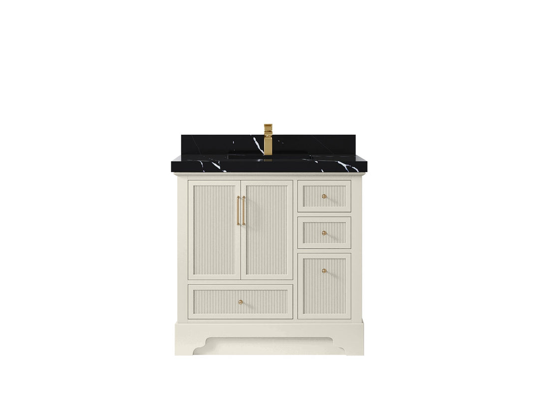 Alys 36 in. W x 22 in. D Center Sink Bathroom Vanity - Willow Bath and Vanity