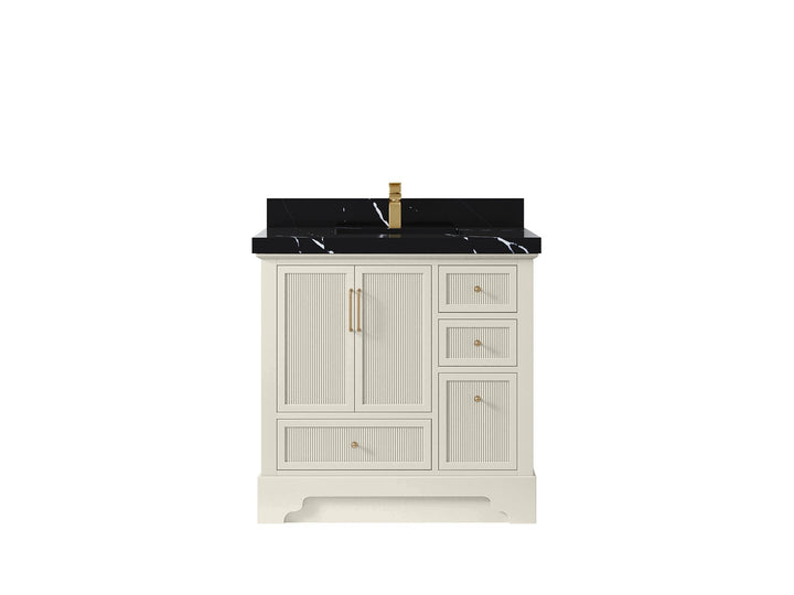 Alys 36 in. W x 22 in. D Center Sink Bathroom Vanity - photo 12