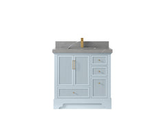 Alys 36 in. W x 22 in. D Center Sink Bathroom Vanity - photo 44