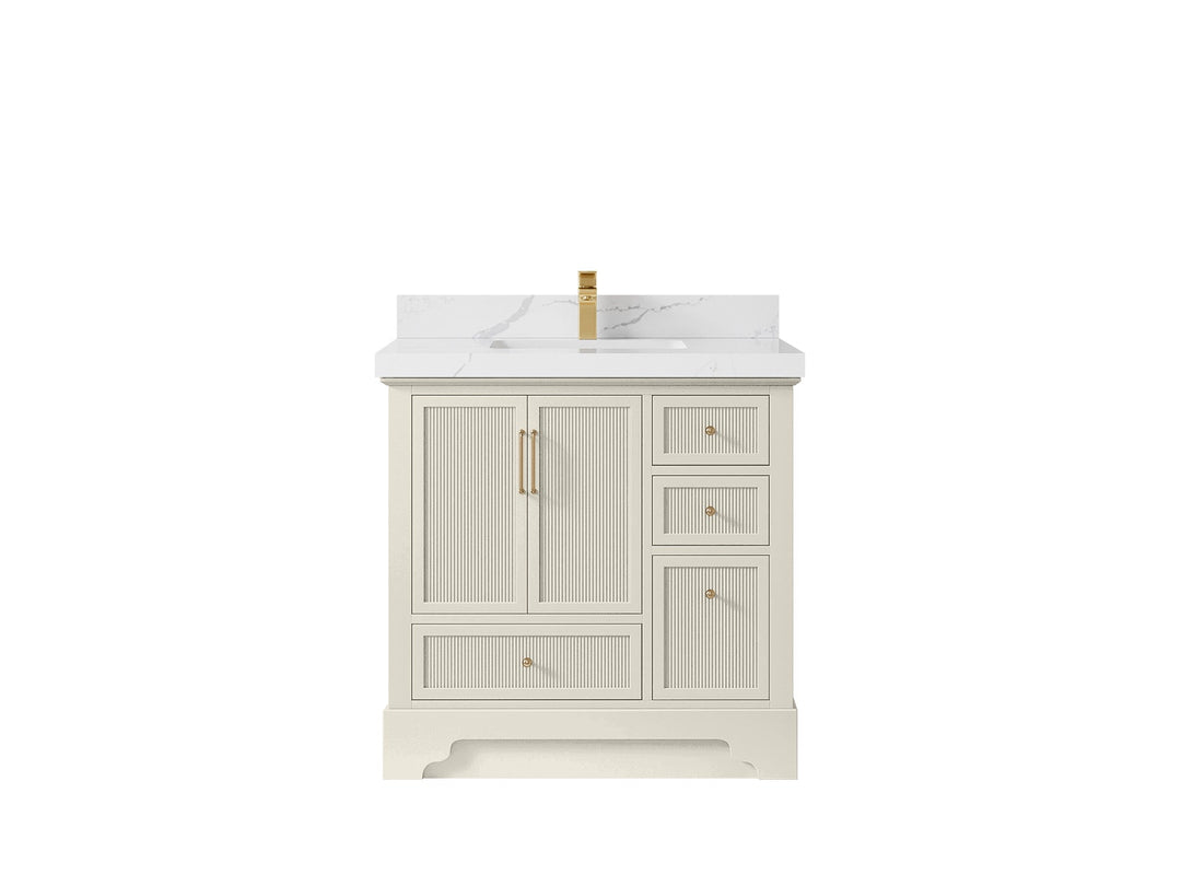 Alys 36 in. W x 22 in. D Center Sink Bathroom Vanity - Willow Bath and Vanity