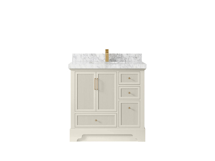 Alys 36 in. W x 22 in. D Center Sink Bathroom Vanity - photo 8
