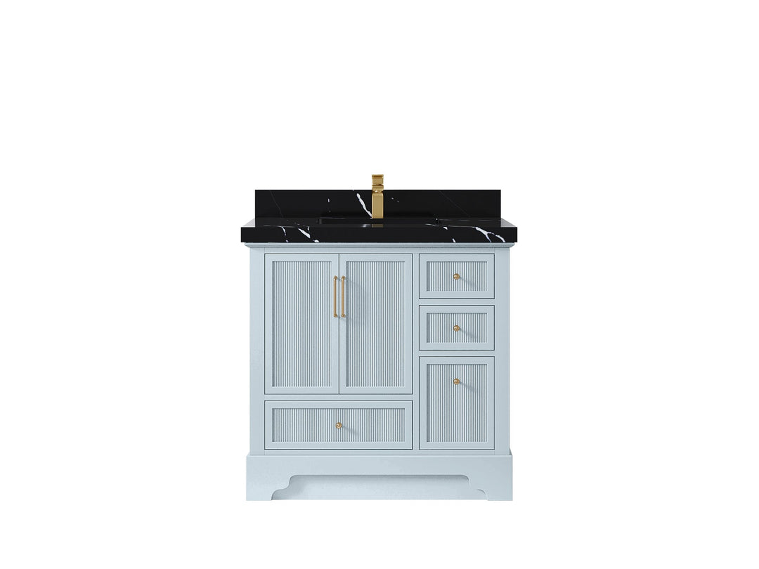 Alys 36 in. W x 22 in. D Center Sink Bathroom Vanity - Willow Bath and Vanity