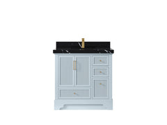 Alys 36 in. W x 22 in. D Center Sink Bathroom Vanity - photo 12