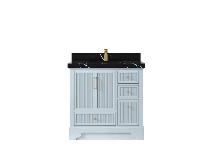 Alys 36 in. W x 22 in. D Center Sink Bathroom Vanity - photo 12