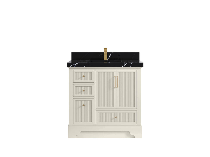 Alys 36 in. W x 22 in. D Center Sink Vanity for Modern Bathrooms - photo 12