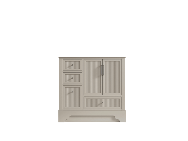 Alys 36 in. W x 22 in. D Center Sink Vanity for Modern Bathrooms - photo 6