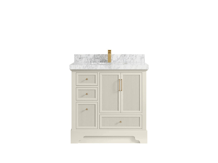Alys 36 in. W x 22 in. D Center Sink Vanity for Modern Bathrooms - photo 8