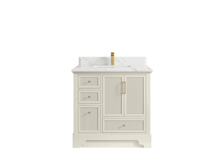 Alys 36 in. W x 22 in. D Center Sink Vanity for Modern Bathrooms - photo 24