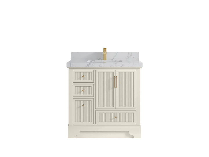 Alys 36 in. W x 22 in. D Center Sink Vanity for Modern Bathrooms - photo 42