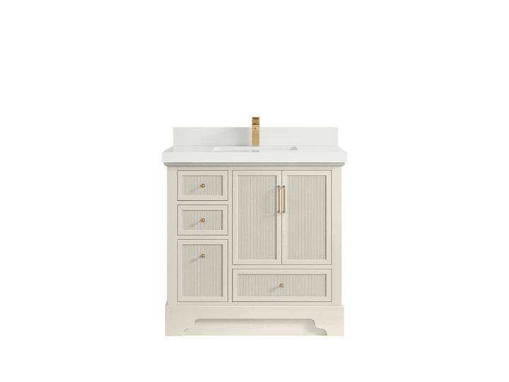 Alys 36 in. W x 22 in. D Center Sink Vanity for Modern Bathrooms - photo 44