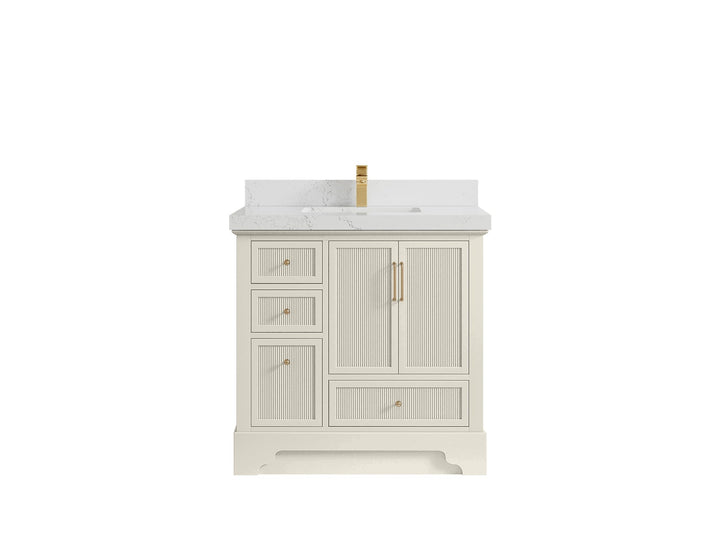 Alys 36 in. W x 22 in. D Center Sink Vanity for Modern Bathrooms - photo 30